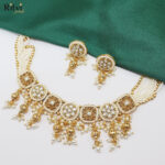Ritvi Sabarmati Rajwada Gold Choker Set - Image 2