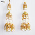 sea shell beaded gold plated kalira 1