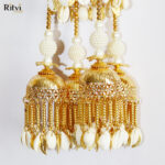 sea shell beaded gold plated kalira 1