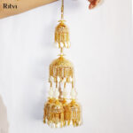 sea shell beaded gold plated kalira 1