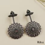 Vaidya Oxidised Earrings - Image 2